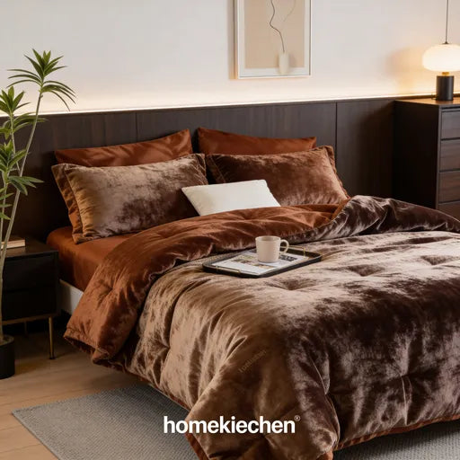 homekiechen® Dream Weaver Luxury 4-Piece Bedding Set – Wrap Yourself in Cloud-Like Opulence, Turn Your Bedroom Into a 5-Star Nighttime Sanctuary